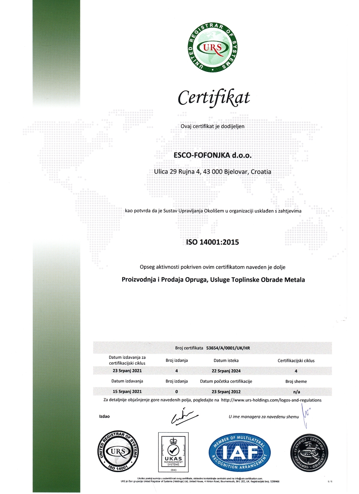 ISO 14001 hrv