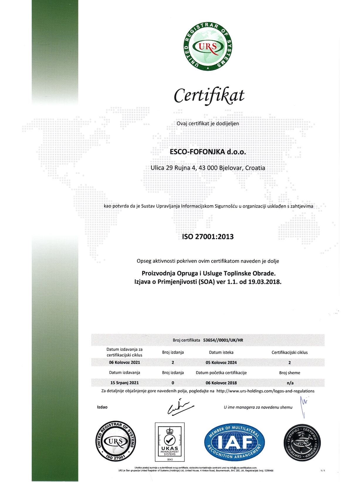 ISO 27001 HRV